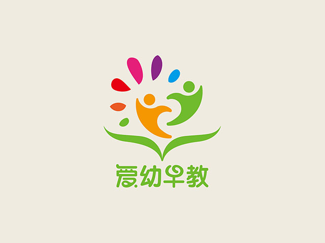 教育logo設計-愛幼嬰幼兒